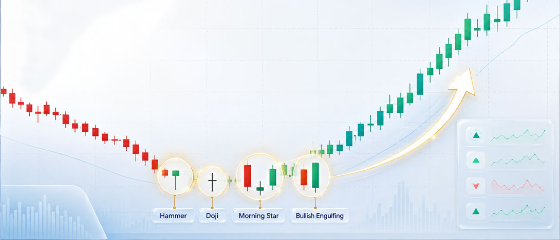 Understanding Market Turning Points with Reversal Candlestick Patterns