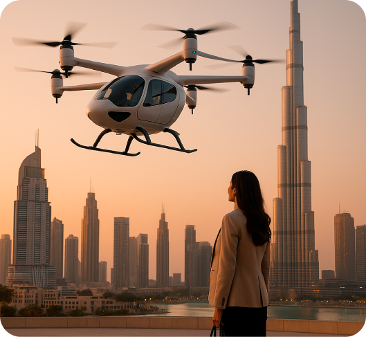 Air Corridor Mapping – UAE Leading in Urban Air Mobility