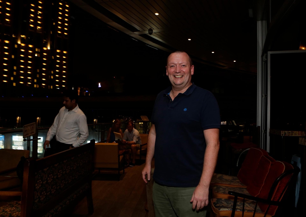 Chris Battle, who runs The Property Hub Meetup group, says real estate investors only lose in a downturn if they are forced to sell. Jeffrey E Biteng / The National